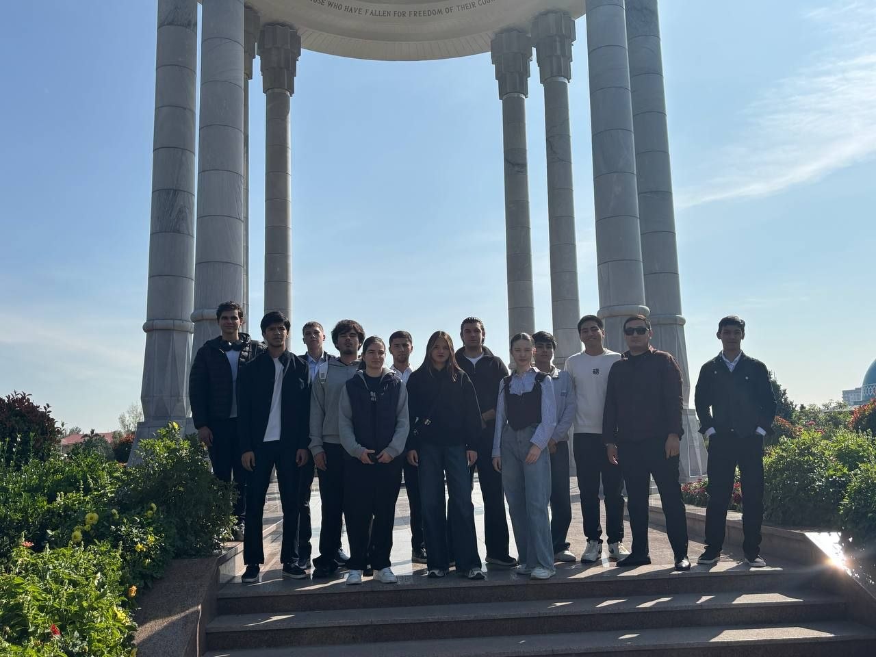 Students of D.I. Mendeleev RCTU visited the Writers' Alley