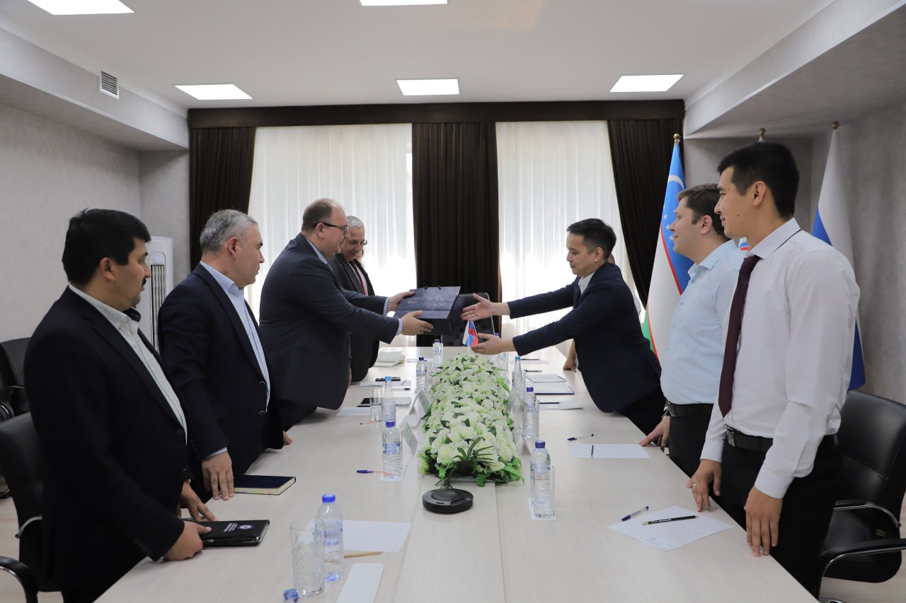 Meeting with Representatives of "TMK" JSC and "RND PARK" LLC Held at the Tashkent Branch of MUCTR